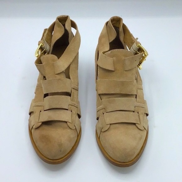 House of Harlow 1960 Amy Cut Out Suede Sand Boot 7. - Picture 2 of 14